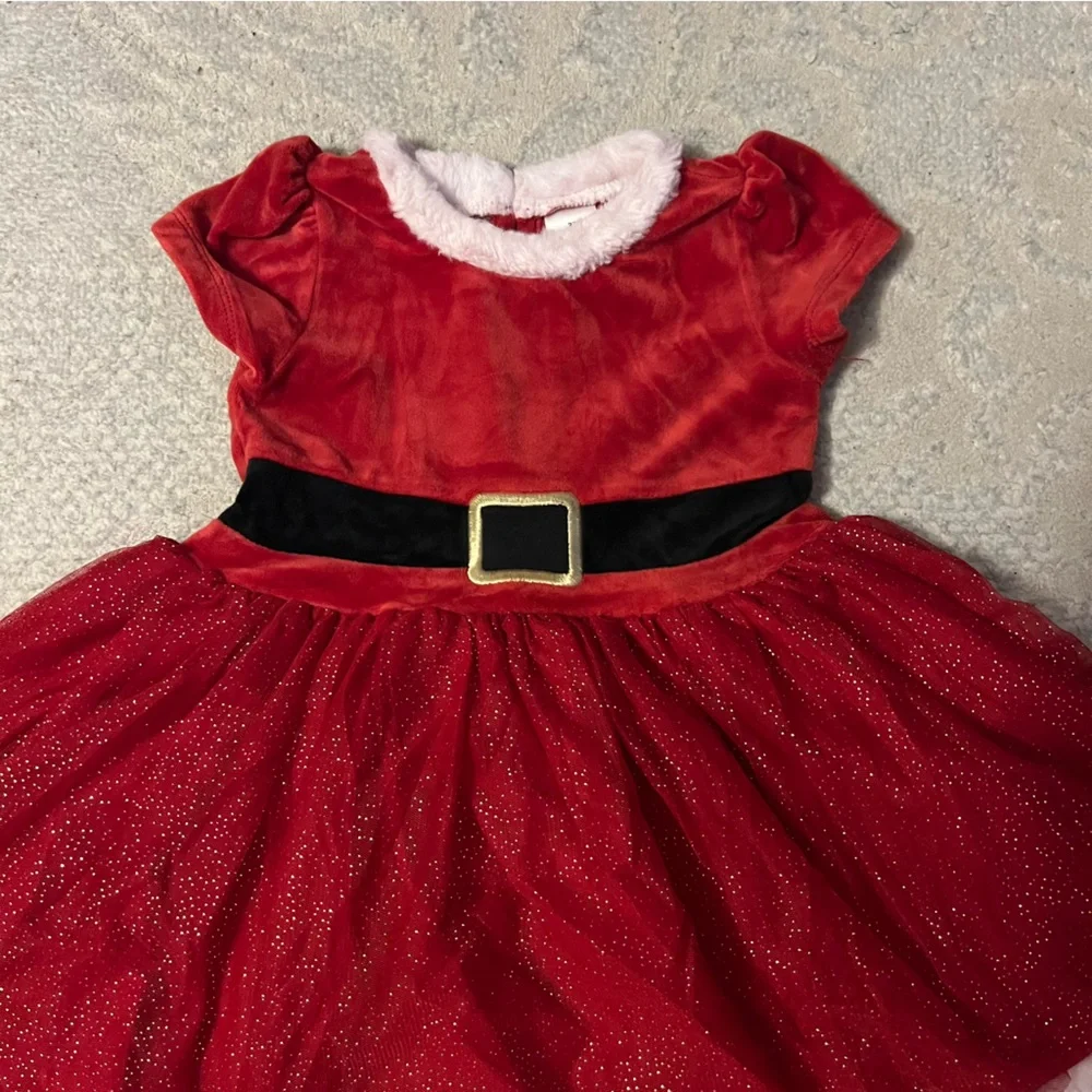 Christmas Red Santa Mrs. Clause Dress for Kids - Picture 2 of 5